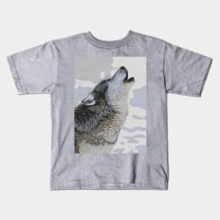 Grey Wolf Kids T-Shirt